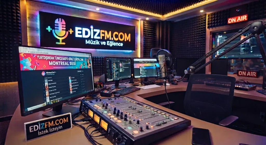 Yurtdışından Türkçe Radyo Dinle: Montreal Sesi EdizFm'de